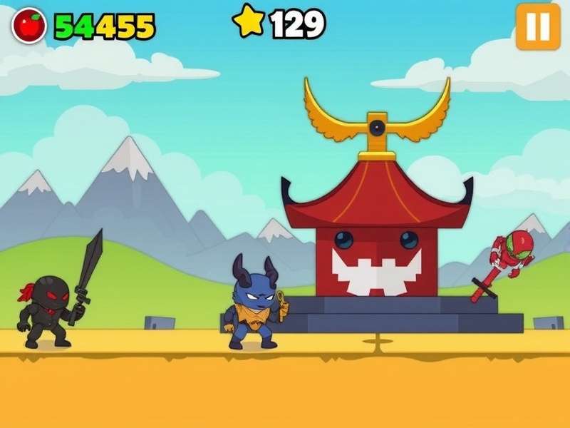 Kochi Invaders Gameplay Screenshot